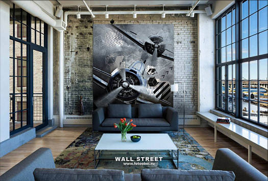 Фотообои в интерьере артикул podLOFT 10, ПОДЛОФТ / PODLOFT, Wall street Фотообои в интерьере артикул podLOFT 10, ПОДЛОФТ / PODLOFT, Wall street